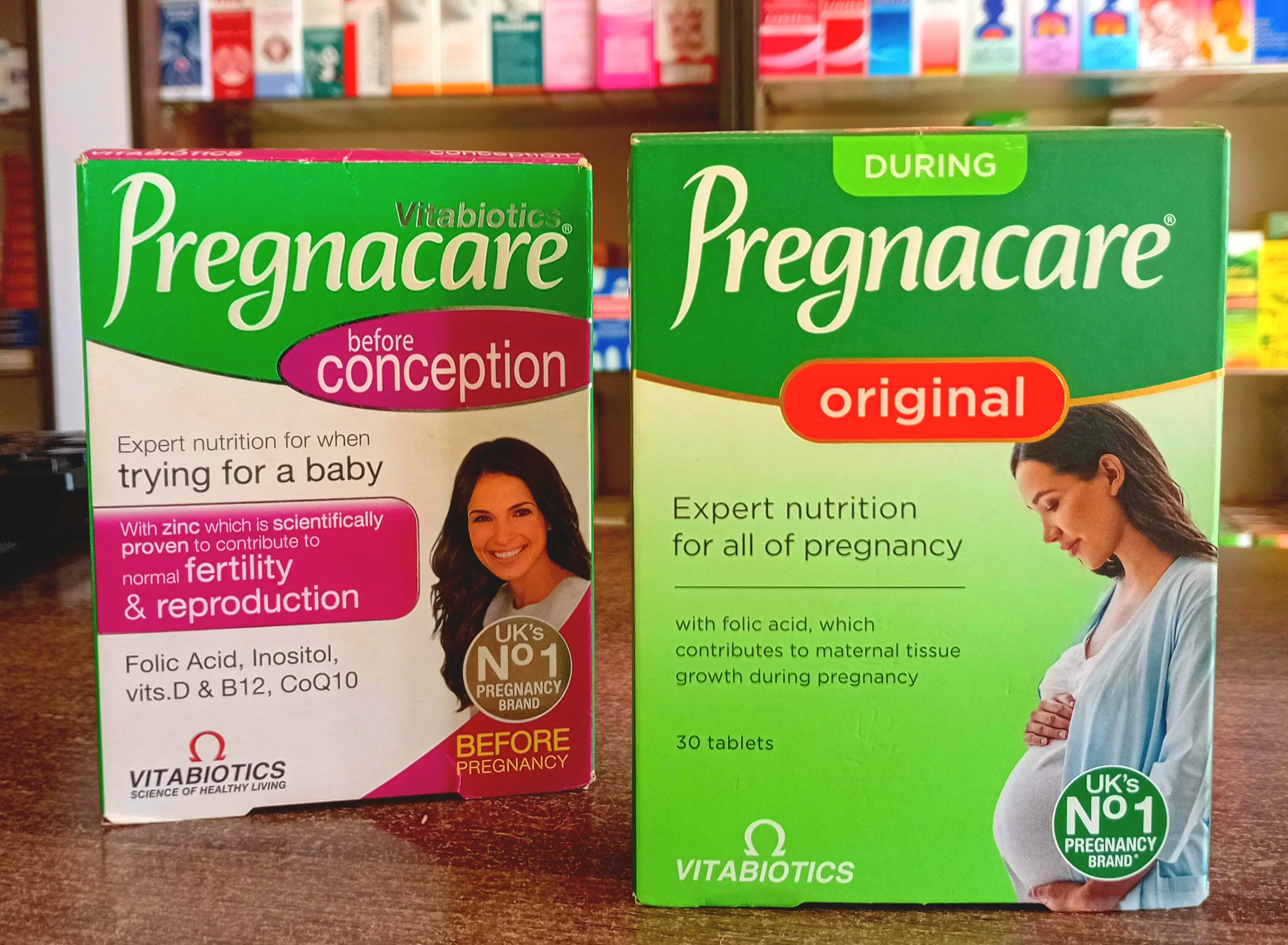 Pregnacare products
